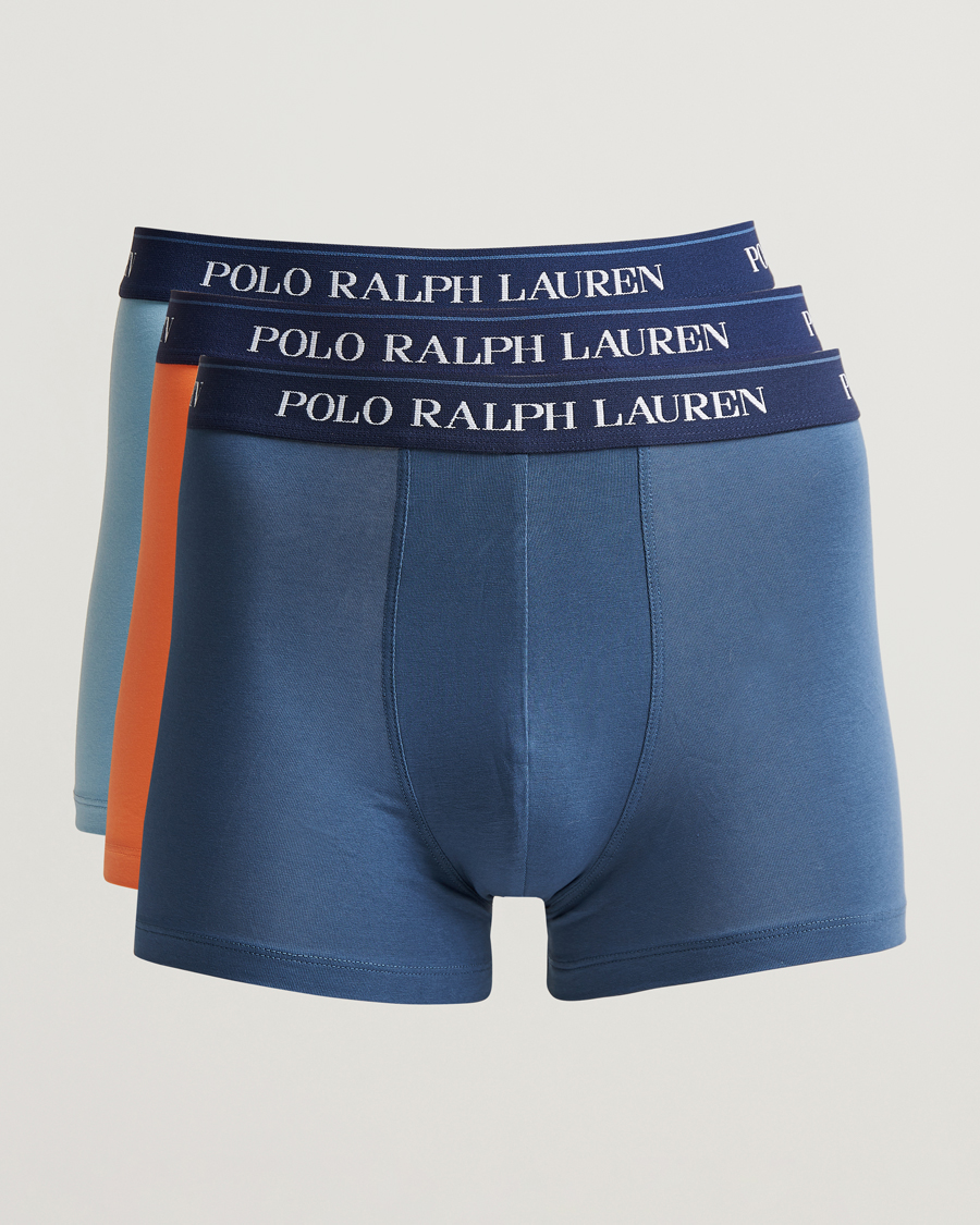 Uomini | Biancheria intima | Polo Ralph Lauren | 3-Pack Trunk Blue/Orange/Steel Blue