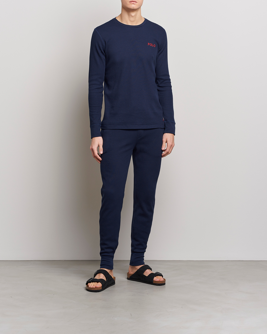 Uomini | Pantaloni | Polo Ralph Lauren | Waffle Sweatpants Cruise Navy