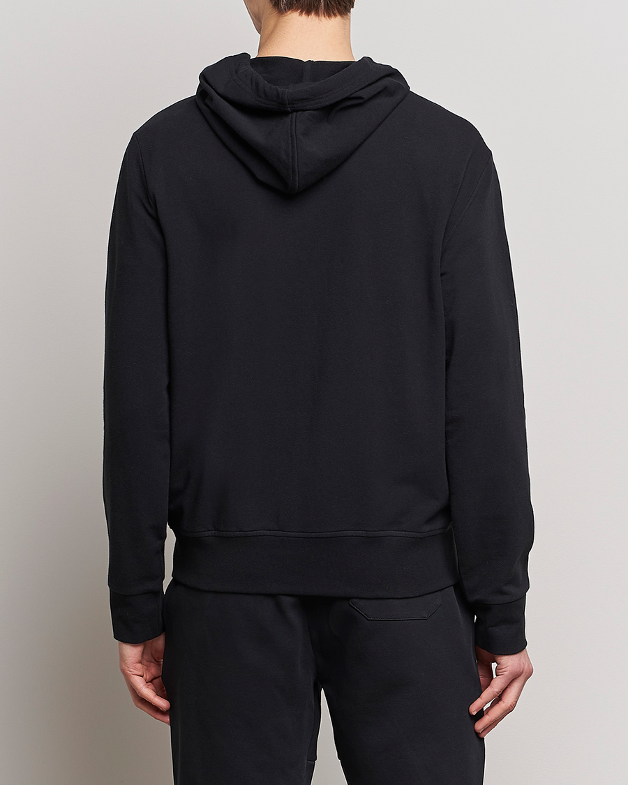 Uomini | Maglieria | Polo Ralph Lauren | Cotton Jersey Long Sleeve Hoodie Polo Black