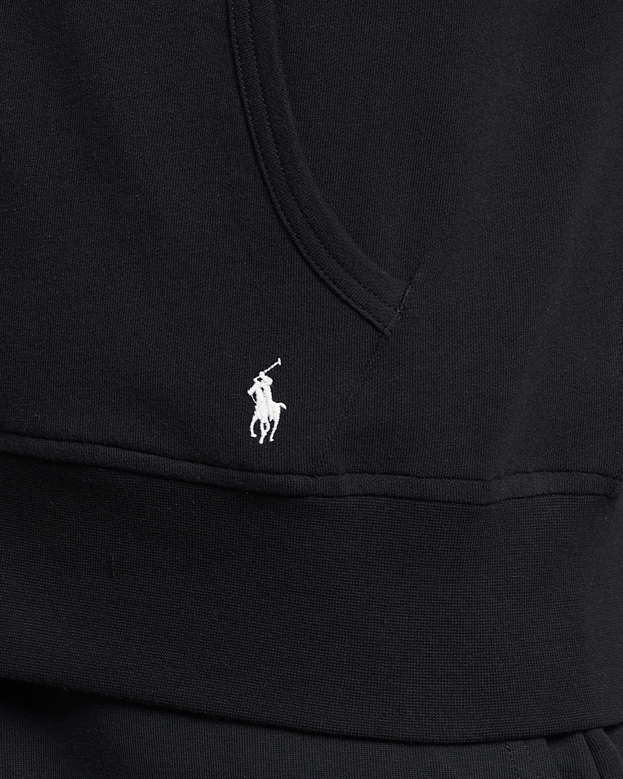 Uomini | Maglieria | Polo Ralph Lauren | Cotton Jersey Long Sleeve Hoodie Polo Black
