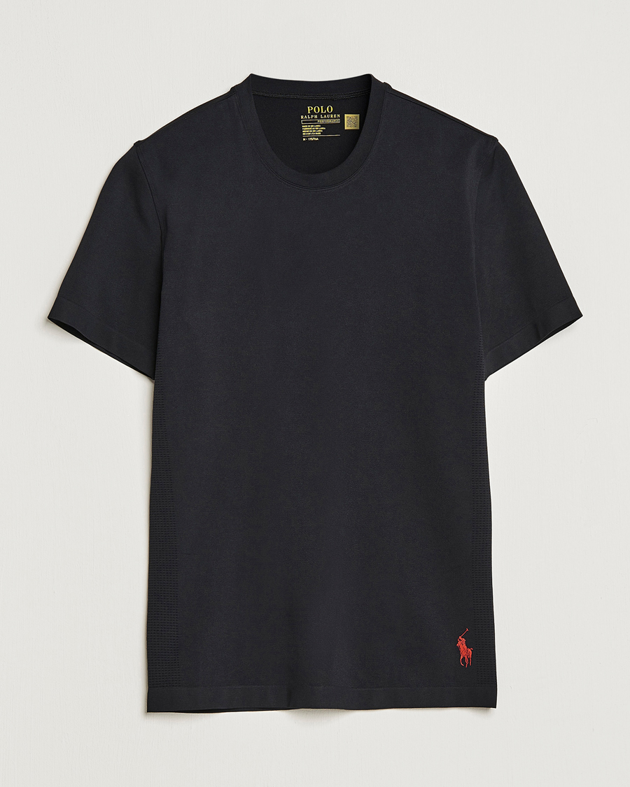 Uomini | T-shirt | Polo Ralph Lauren | Active Crew Neck Tee Polo Black