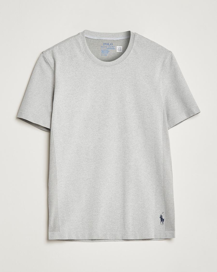 Uomini | T-shirt | Polo Ralph Lauren | Active Crew Neck Tee Light Sport Heather