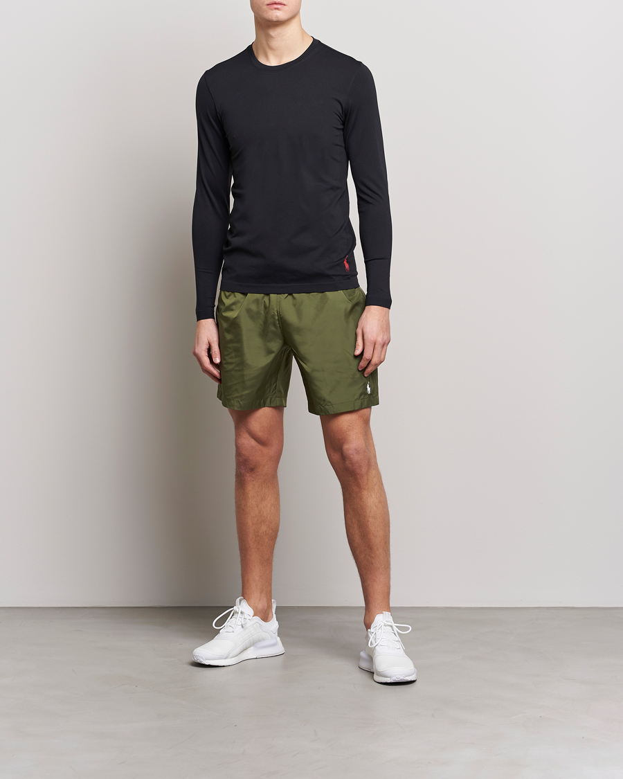 Uomini | T-shirt | Polo Ralph Lauren | Performance Seamless Long Sleeve Tee Polo Black