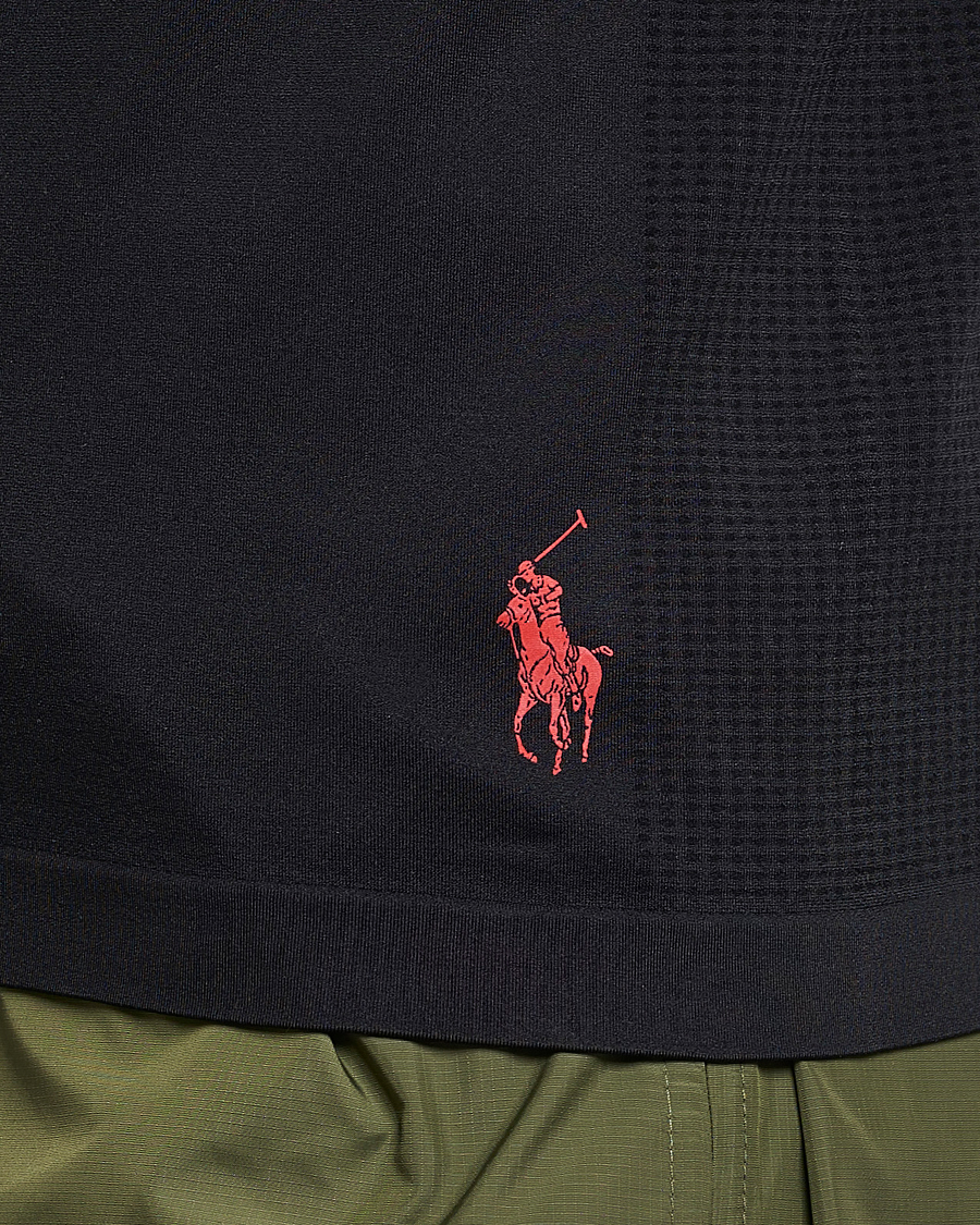 Uomini | T-shirt | Polo Ralph Lauren | Performance Seamless Long Sleeve Tee Polo Black
