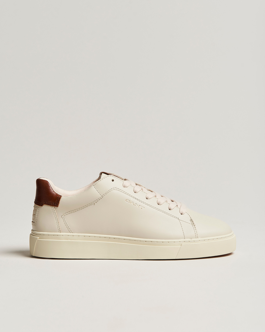 Uomini | GANT Mc Julien Leather Sneaker Light Beige/Cognac | GANT | Mc Julien Leather Sneaker Light Beige/Cognac