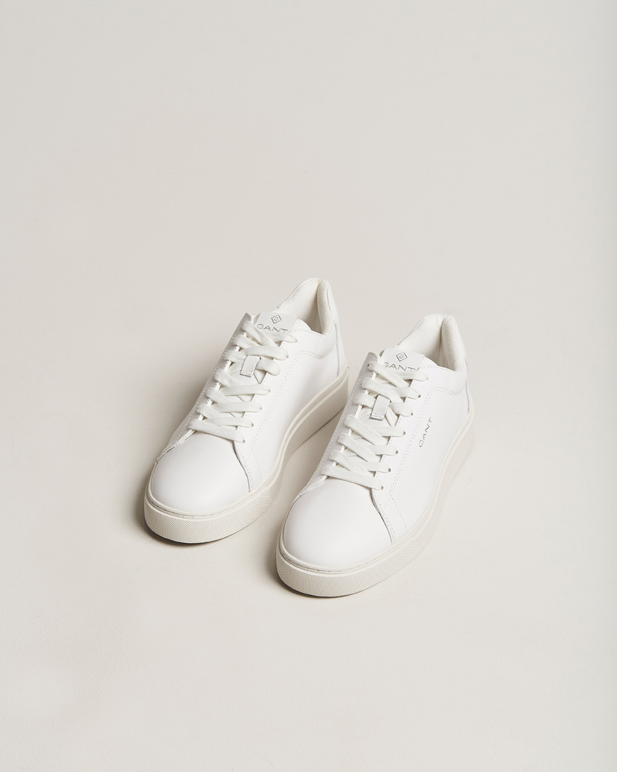 Uomini | GANT Mc Julien Leather Sneaker White | GANT | Mc Julien Leather Sneaker White