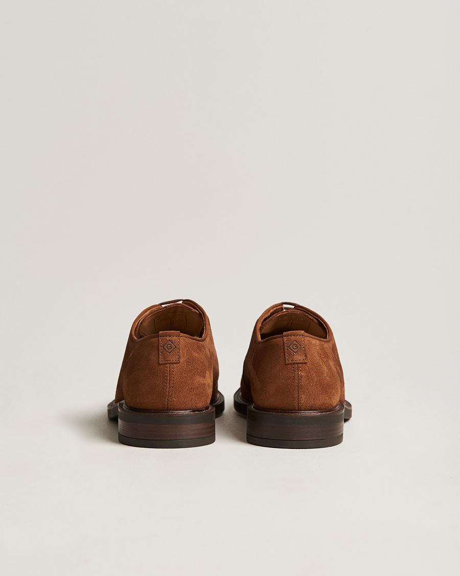 Uomini | GANT St Akron Suede Derby Cognac | GANT | St Akron Suede Derby Cognac