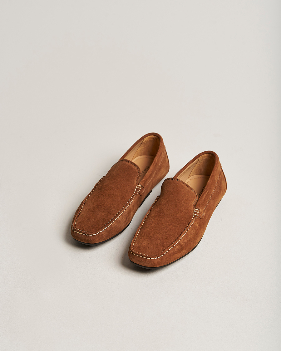 Uomini | GANT Mc Bay Suede Car Shoe Cognac | GANT | Mc Bay Suede Car Shoe Cognac
