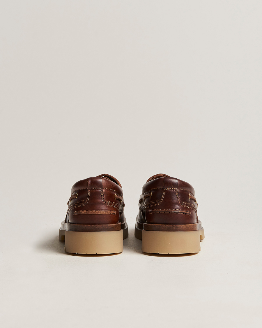 Uomini | GANT Zeamee Leather Boat Shoe Cognac | GANT | Zeamee Leather Boat Shoe Cognac
