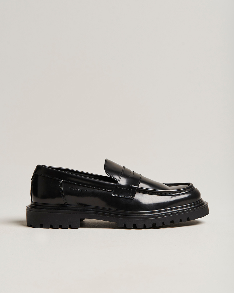 Uomini | GANT Jackmote Leather Loafer Black | GANT | Jackmote Leather Loafer Black