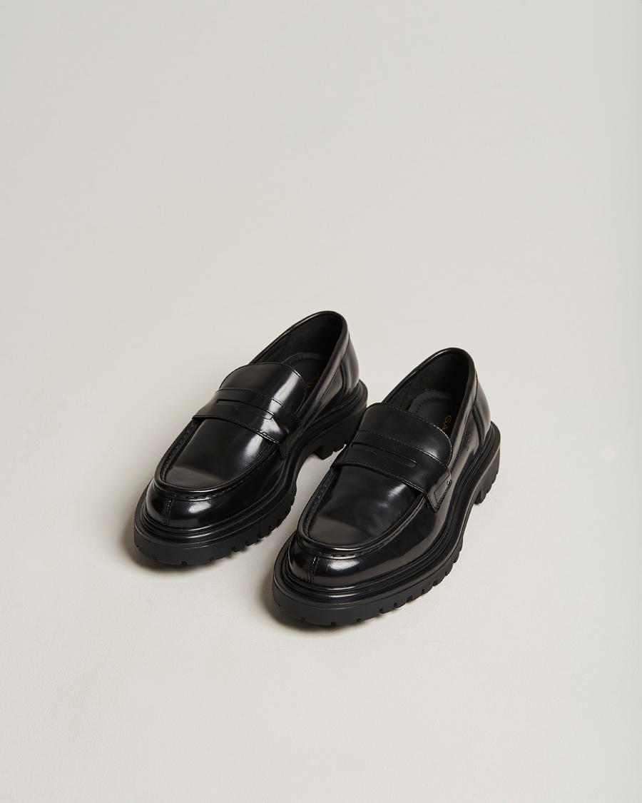 Uomini | GANT Jackmote Leather Loafer Black | GANT | Jackmote Leather Loafer Black