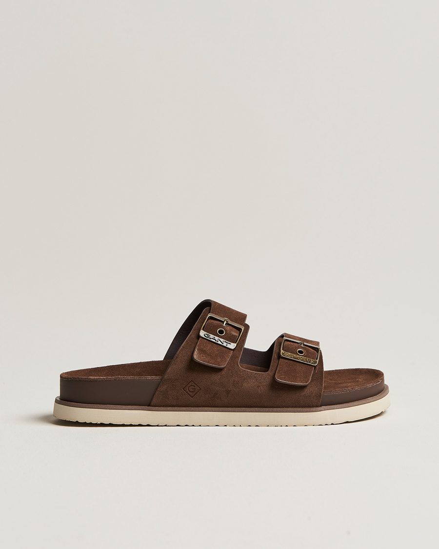 Uomini | GANT Palbuddy Suede Sandal Tobacco Brown | Gant | Palbuddy Suede Sandal Tobacco Brown