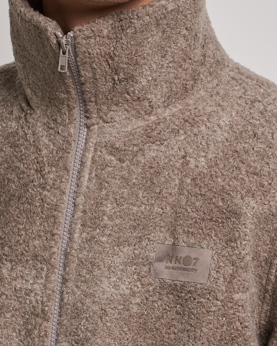 Uomini | Maglieria | NN07 | Nil Pile Full Zip Jacket Iron