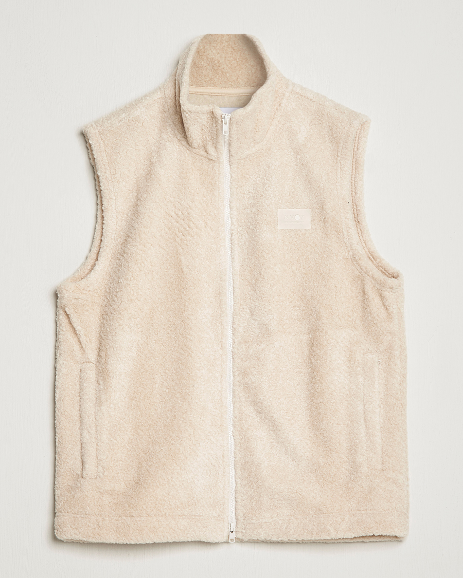 Uomini | Maglieria | NN07 | Nil Pile Vest Ecru