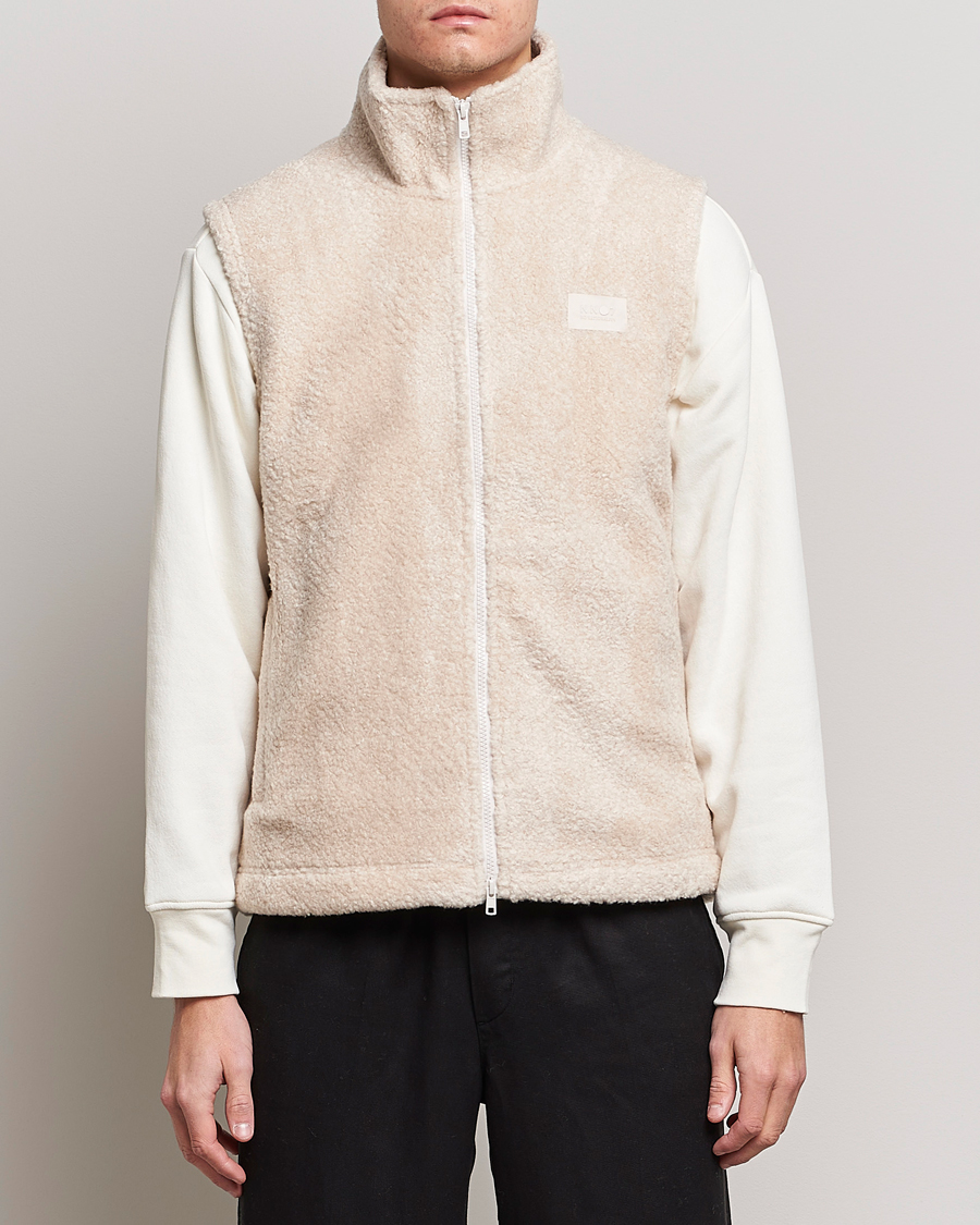 Uomini | Maglieria | NN07 | Nil Pile Vest Ecru