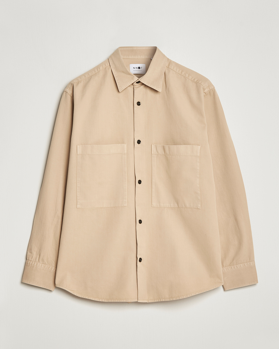 Uomini | Camicie | NN07 | Freddy Pocket Overshirt Light Khaki
