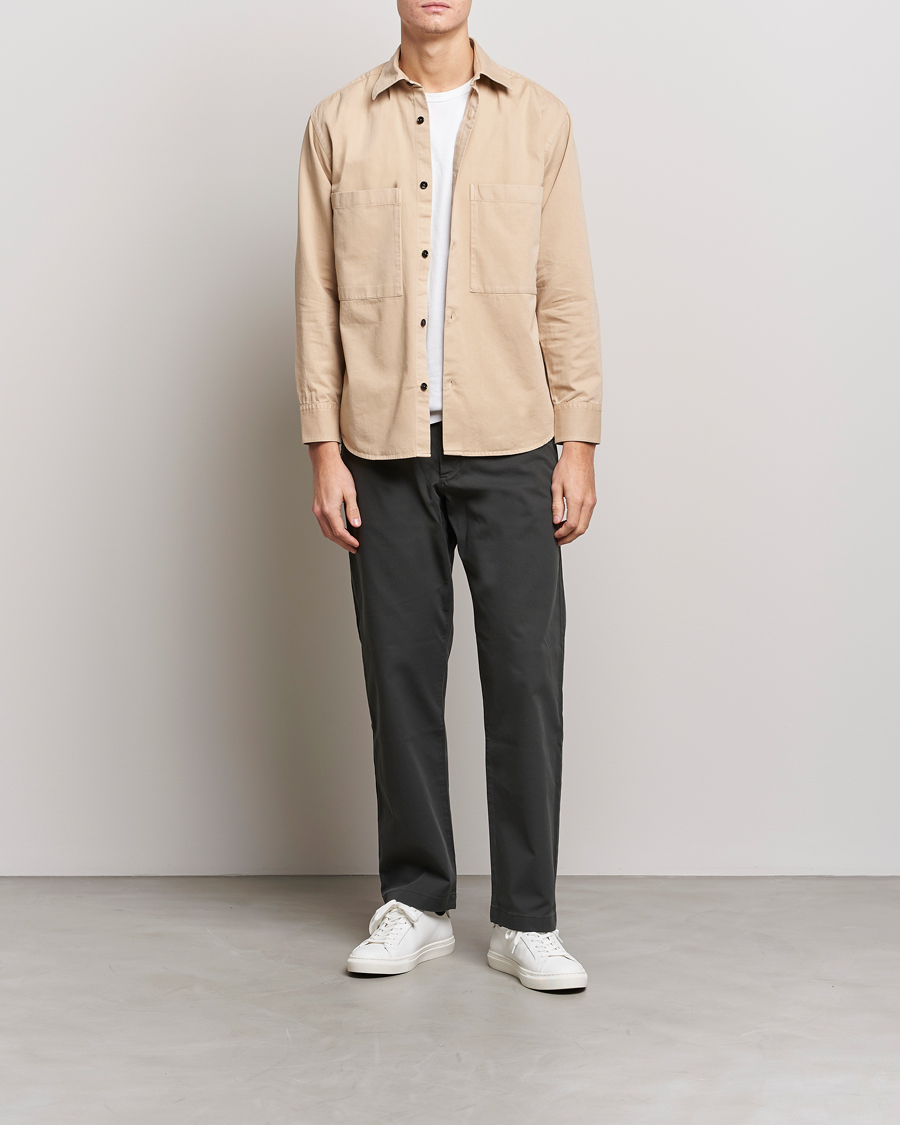 Uomini | Camicie | NN07 | Freddy Pocket Overshirt Light Khaki