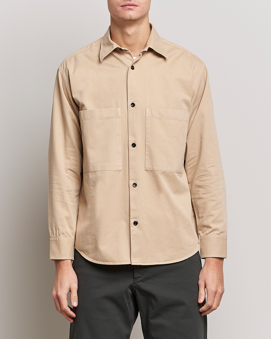 Uomini | Camicie | NN07 | Freddy Pocket Overshirt Light Khaki