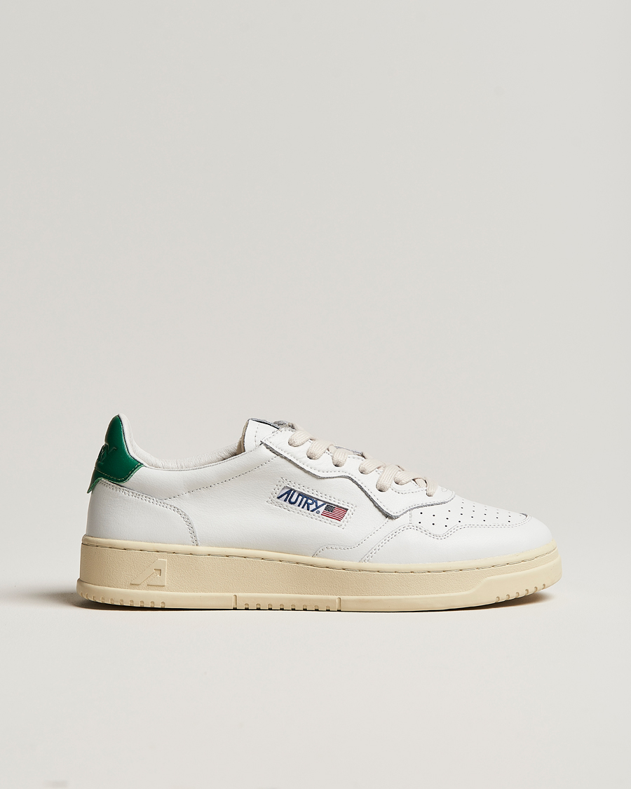 Uomini | Sneakers | Autry | Medalist Low Sneaker White/Green