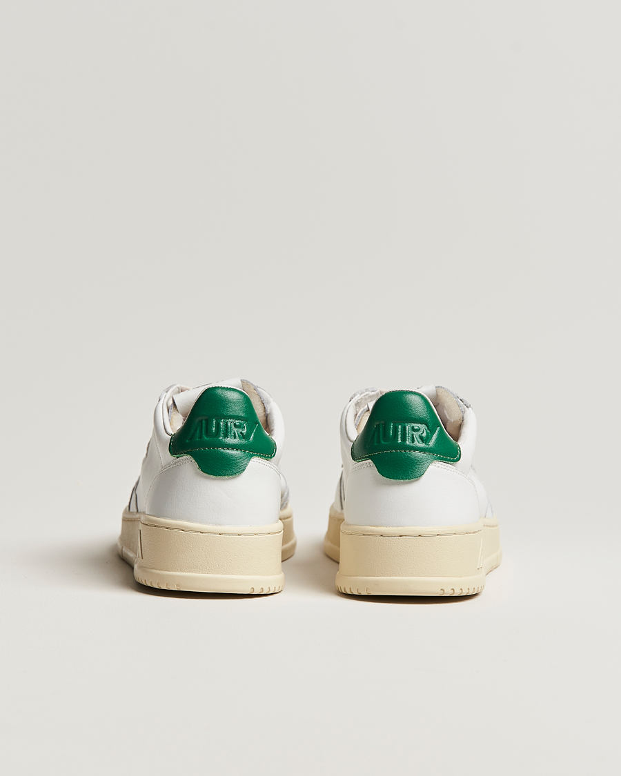 Uomini | Sneakers | Autry | Medalist Low Sneaker White/Green