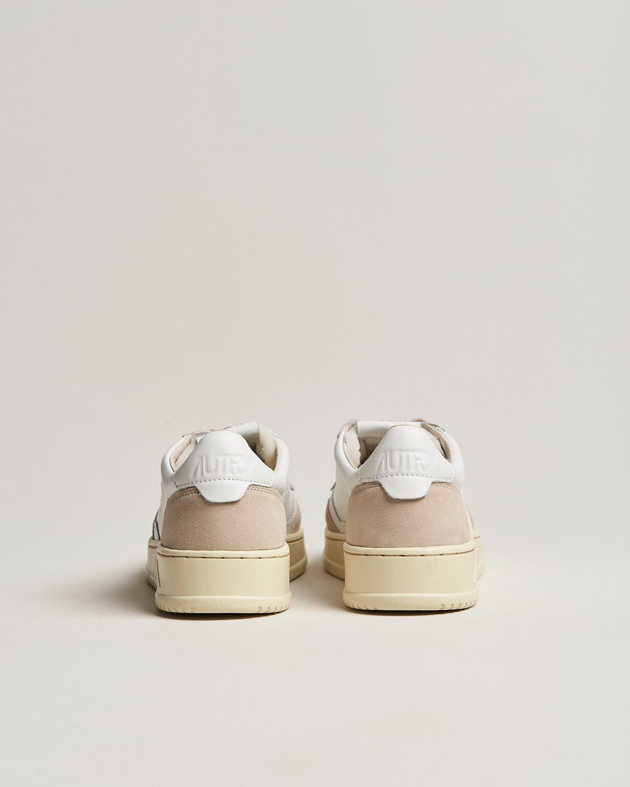 Uomini | Sneakers | Autry | Medalist Low Leather/Suede Sneaker White