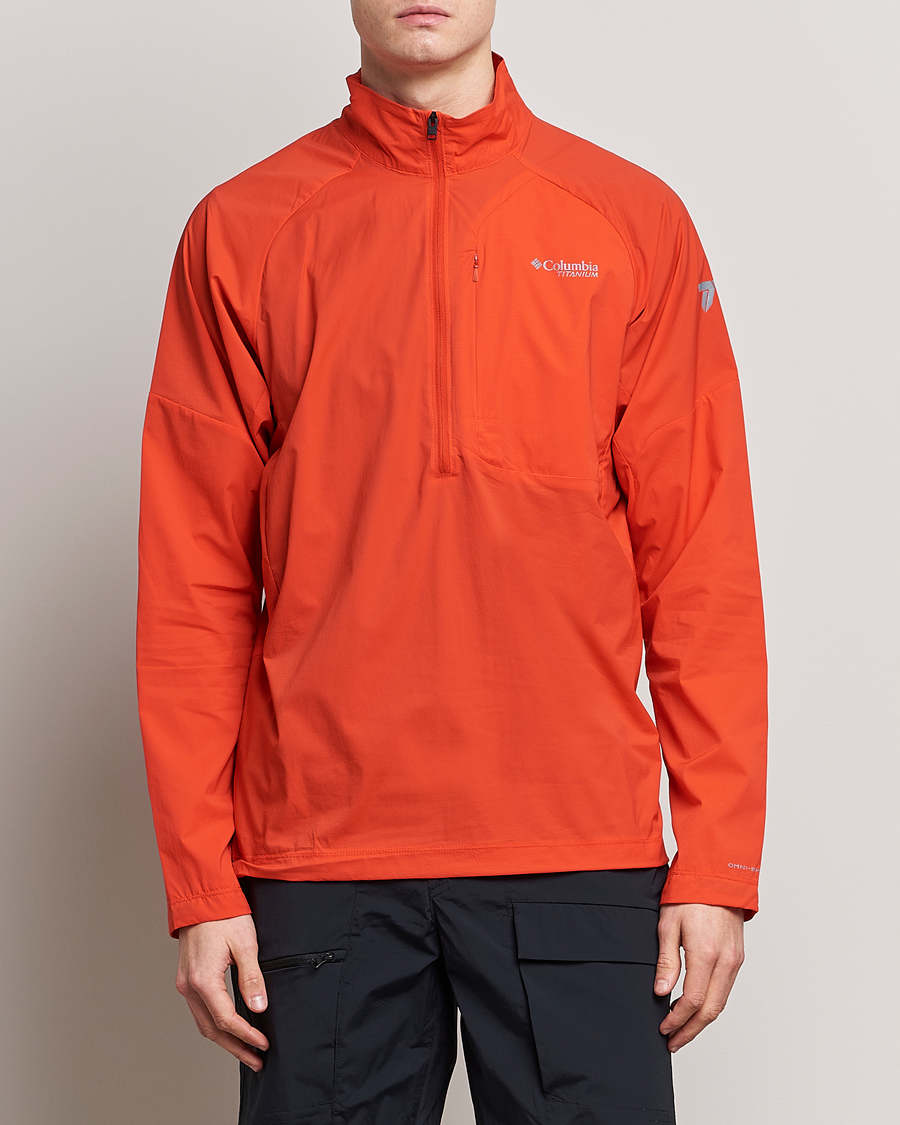 Uomini | Giacche | Columbia | Titan Pass Lightweigt Half Zip Jacket Spicy