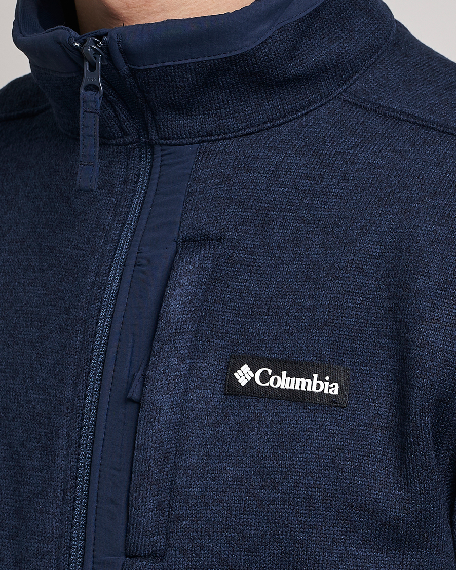 Uomini | Maglieria | Columbia | Sweater Weather Full Zip Fleece Collegiate Navy