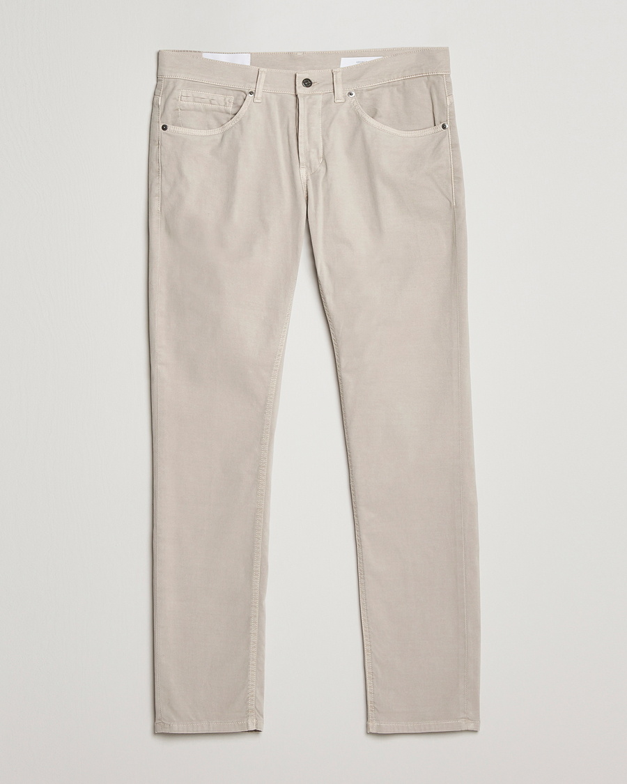 Uomini | Pantaloni | Dondup | George Gabardine 5-Pocket Sand