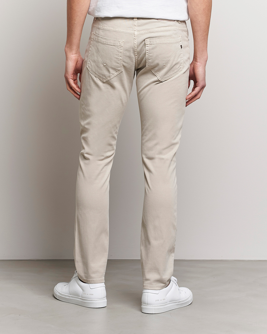 Uomini | Pantaloni | Dondup | George Gabardine 5-Pocket Sand