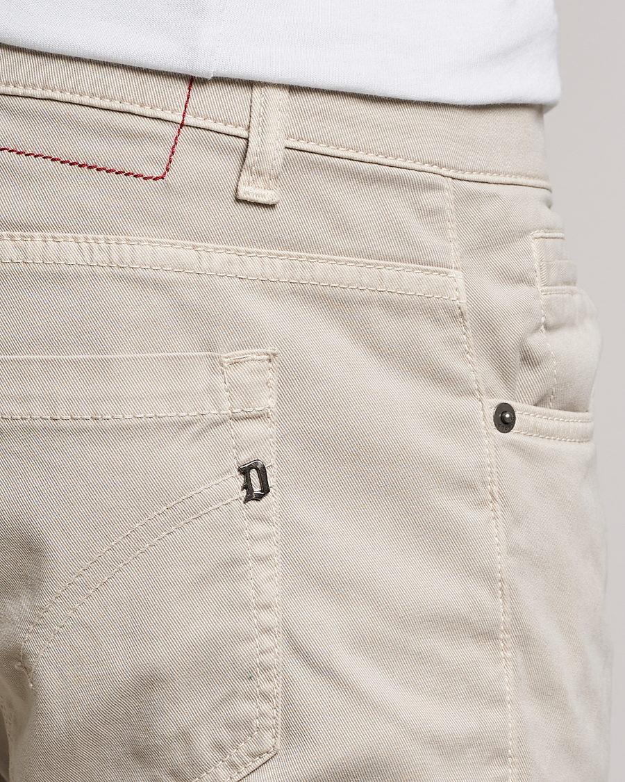 Uomini | Pantaloni | Dondup | George Gabardine 5-Pocket Sand