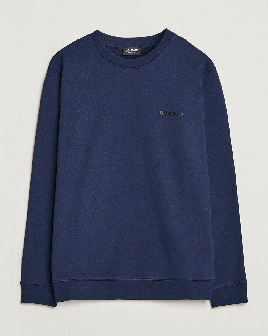 Uomini | Maglieria | Dondup | Logo Sweatshirt Navy