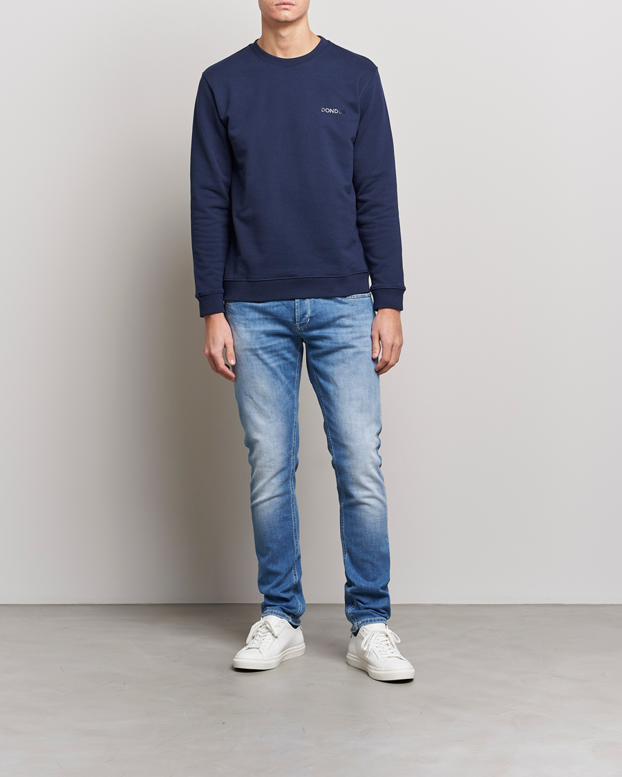 Uomini | Maglieria | Dondup | Logo Sweatshirt Navy