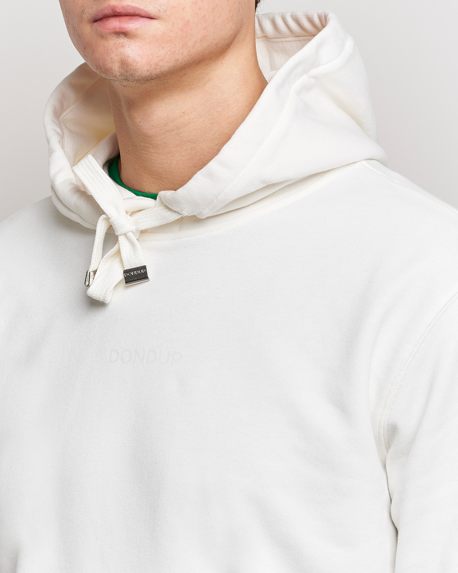 Uomini | Maglieria | Dondup | Logo Hoodie White