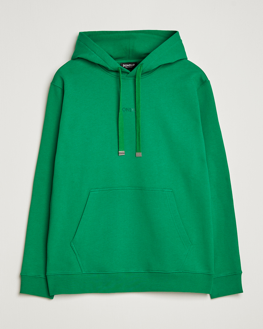 Uomini | Maglieria | Dondup | Logo Hoodie Green
