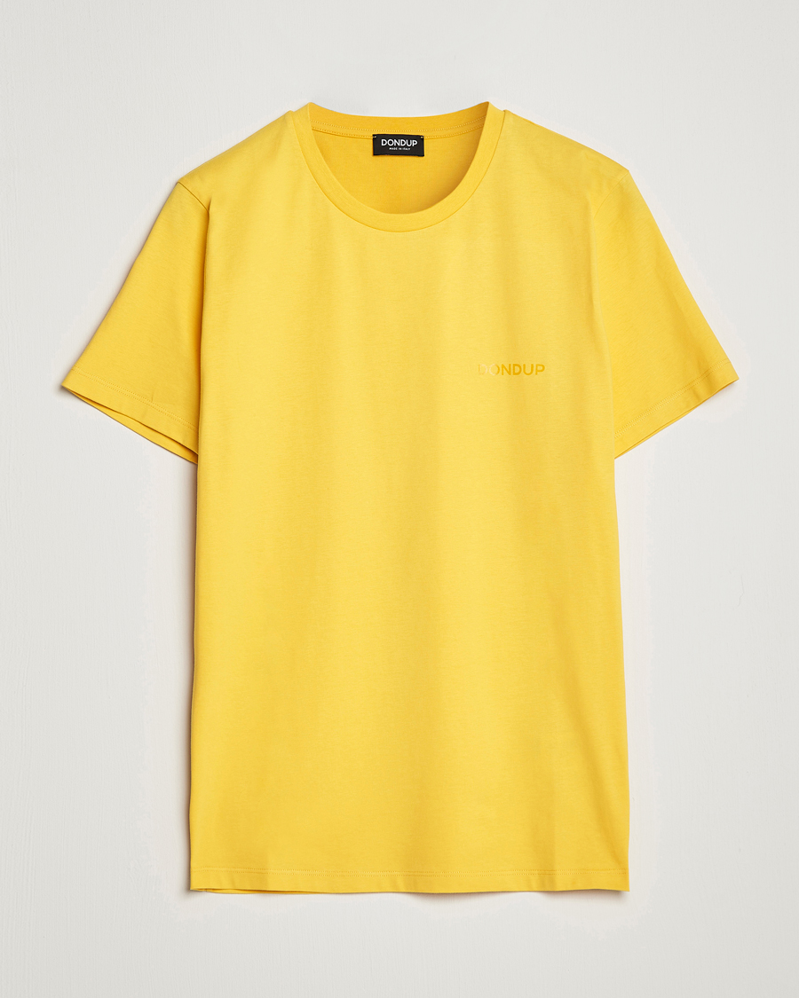 Uomini | T-shirt | Dondup | Crew Neck Tee Yellow