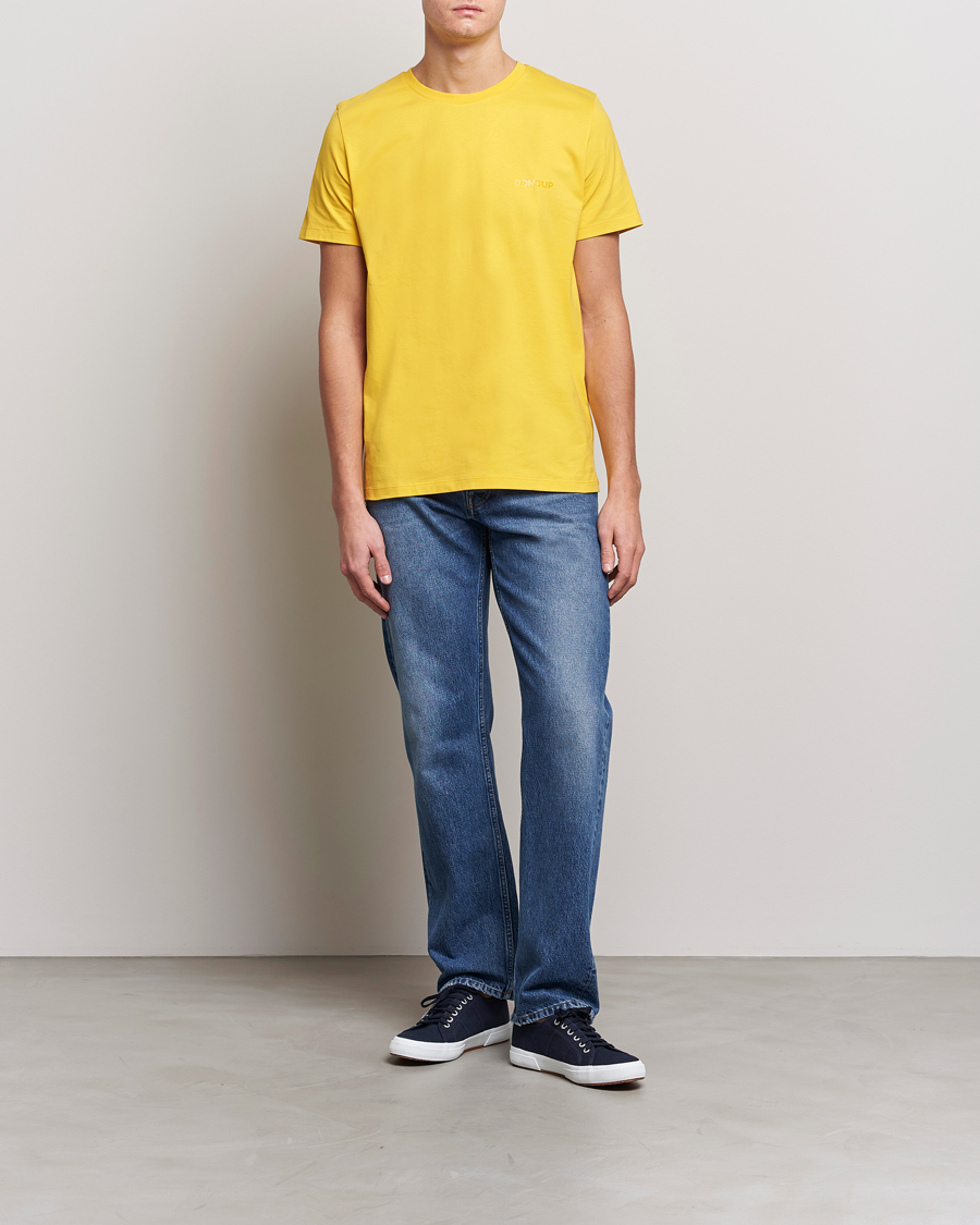 Uomini | T-shirt | Dondup | Crew Neck Tee Yellow