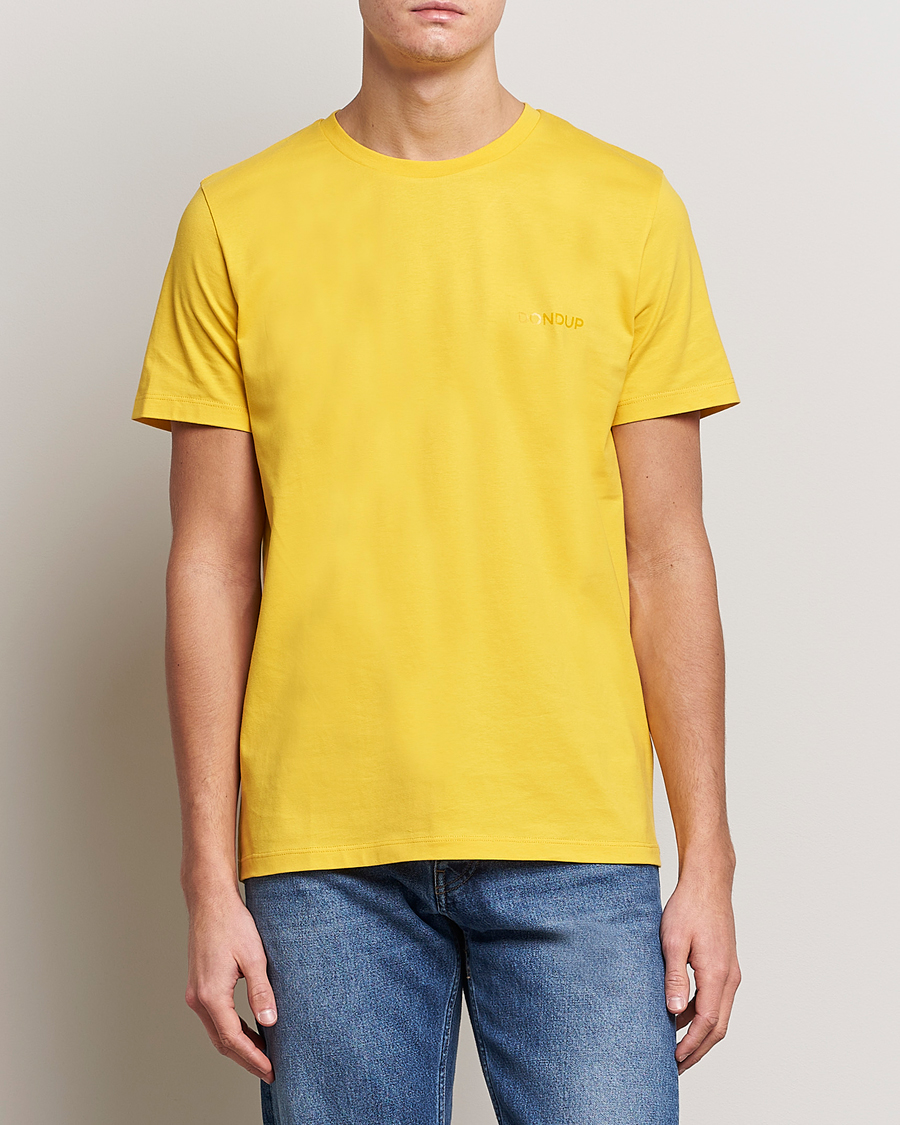 Uomini | T-shirt | Dondup | Crew Neck Tee Yellow