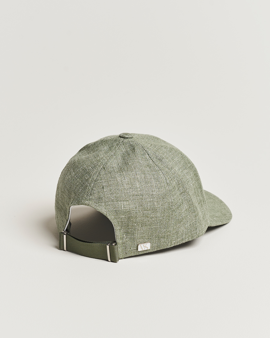 Uomini | Varsity Headwear Linen Baseball Cap Pistachio Green | Varsity Headwear | Linen Baseball Cap Pistachio Green