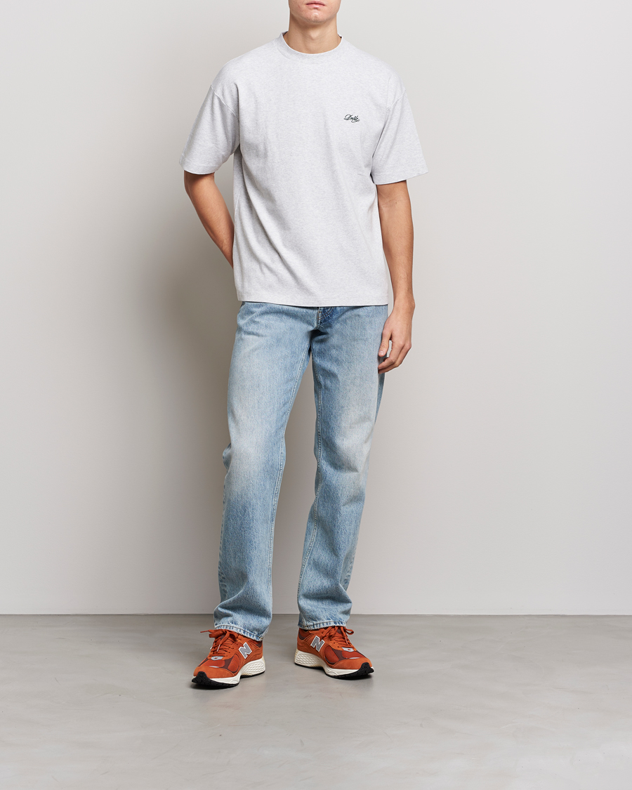 Uomini | T-shirt | Drôle de Monsieur | Signature T-Shirt Light Grey