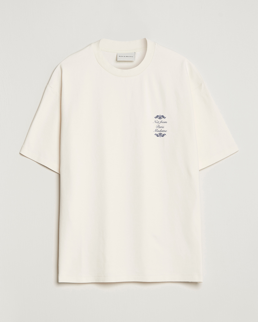 Uomini | T-shirt | Drôle de Monsieur | Ornaments T-Shirt Off White