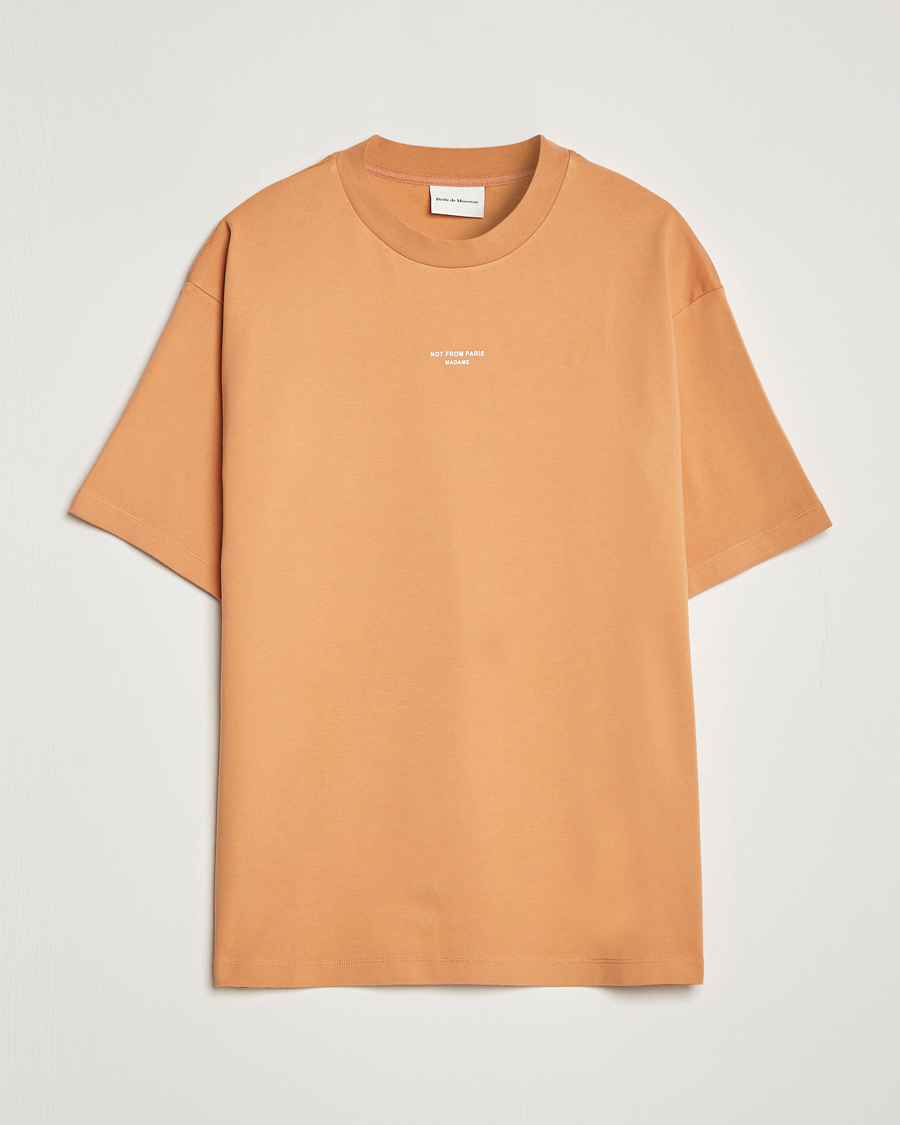 Uomini | T-shirt | Drôle de Monsieur | Classic NFPM T-Shirt Peach