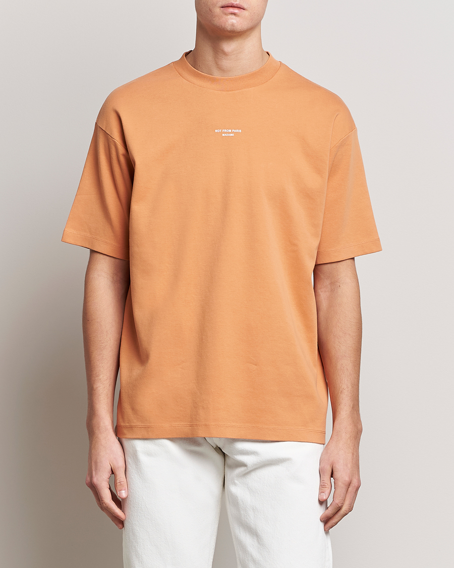 Uomini | T-shirt | Drôle de Monsieur | Classic NFPM T-Shirt Peach