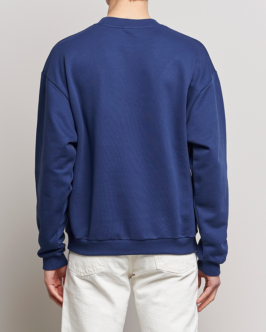 Uomini | Maglieria | Drôle de Monsieur | Vignes Embroidered Sweatshirt Navy