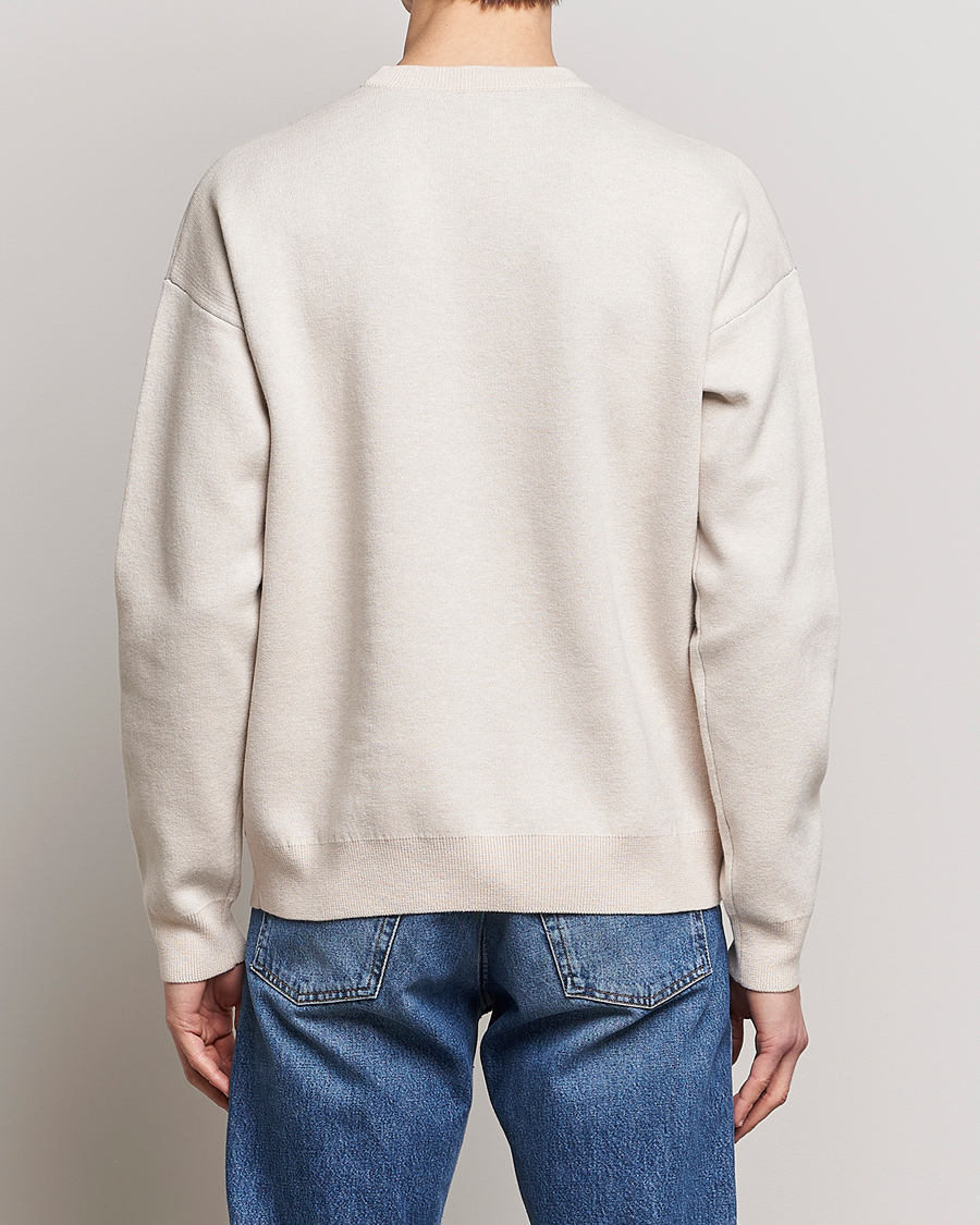 Uomini | Maglieria | Drôle de Monsieur | Ornaments Jacquard Sweater Beige