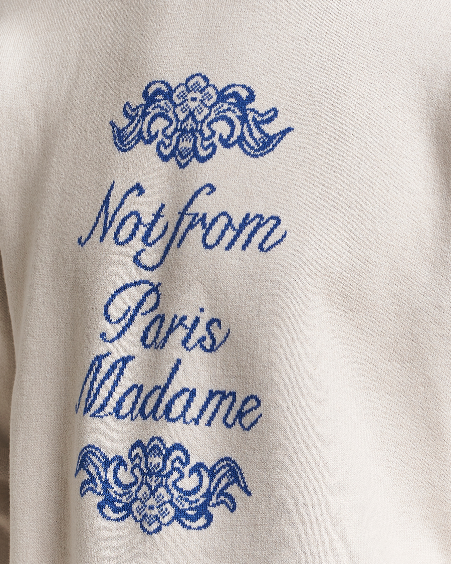 Uomini | Maglieria | Drôle de Monsieur | Ornaments Jacquard Sweater Beige
