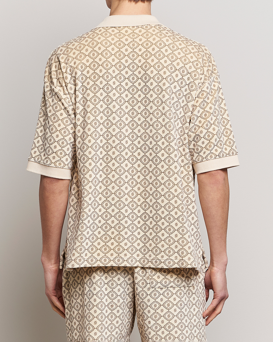 Uomini | Polo | Drôle de Monsieur | Monogram Terry Polo Off White