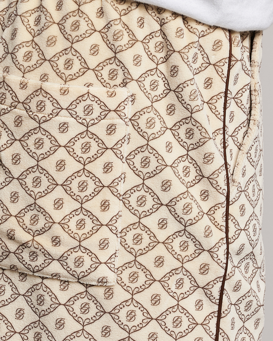 Uomini | Pantaloncini | Drôle de Monsieur | Monogram Terry Shorts Off White