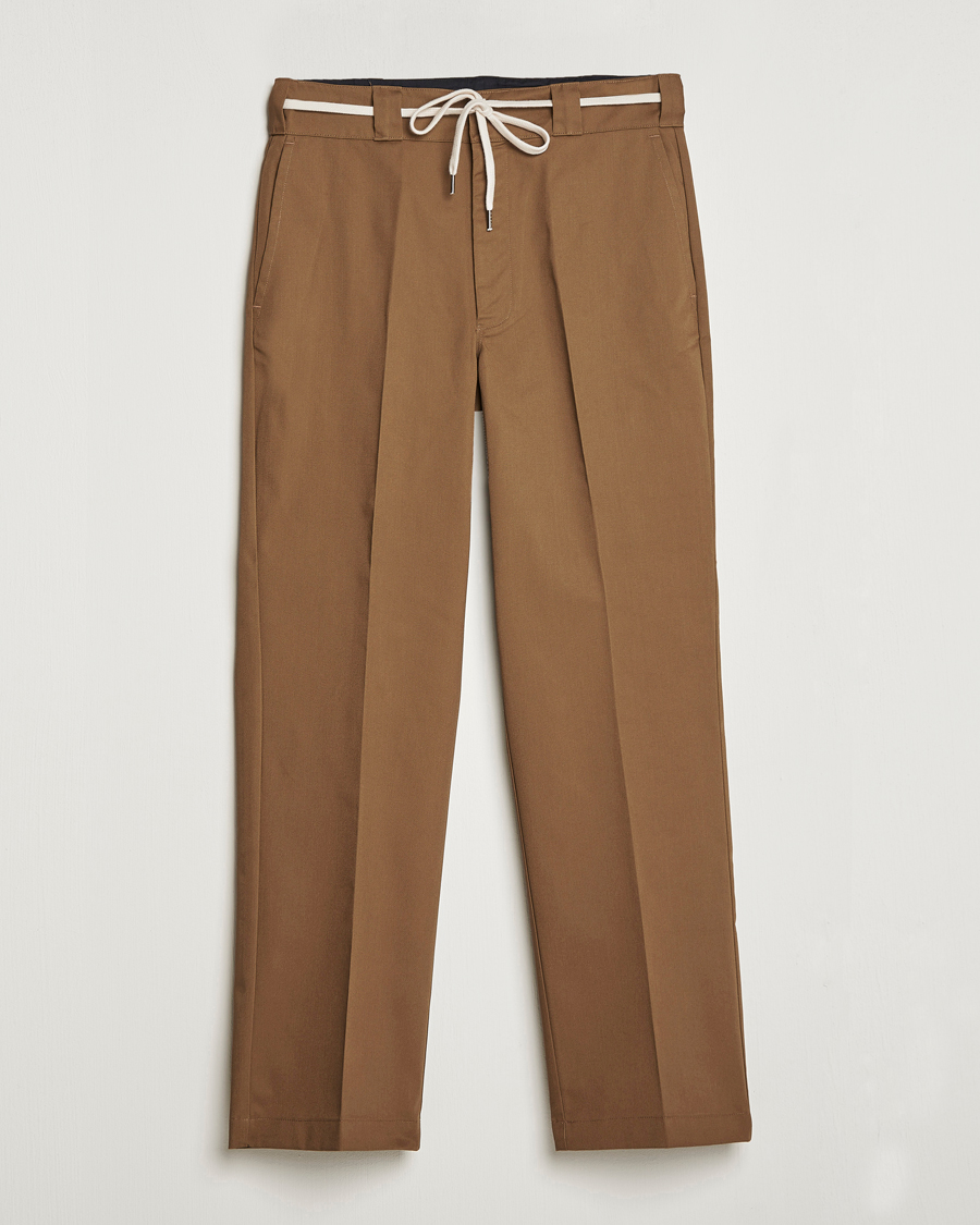 Uomini | Pantaloni | Drôle de Monsieur | Twill Pants Brown