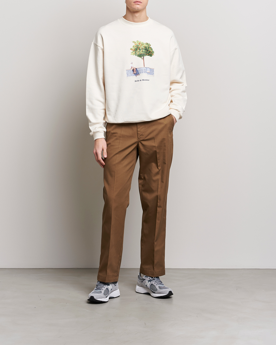 Uomini | Pantaloni | Drôle de Monsieur | Twill Pants Brown