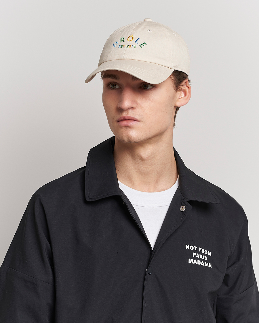 Uomini | Drôle de Monsieur Fleur Baseball Cap Beige | Drôle de Monsieur | Fleur Baseball Cap Beige